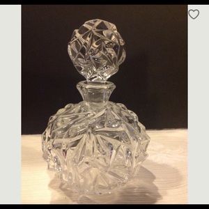 Tiffany’s Rock Cut Crystal Perfume Bottle